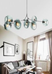 Pendant Lamps LED Glass Lindsey Adelman Chandelier Kitchen Magic Beans Tree Branch Suspension Hanging Light Fixtures90446679883174