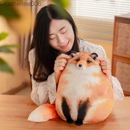 Stuffed Plush Animals Fox Plush Pillow Cat Stuffed Animals Soft Plushies Doll Raccoon Plush Body Pillow Cute Kitten Plush Throw Pillow Gift for girlsL231228