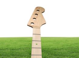 Electric guitar bass neck maple 21 fret 34 inch dot inlaid nut 38mm matte paint2778393