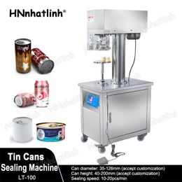 Semi-Automatic Desktop Capping Machine Liquid Soap Shampoo Plastic Glass Bottle Duckbill Screw Cover Packing machines LT-100