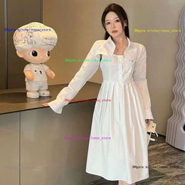 Women Dress Designer Dresses Womens Autumn Fashion Triangle Hollow Pleated Two-piece Dress Elegant Temperament Short-sleeved Shirt Halter Set