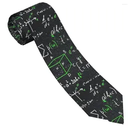 Bow Ties Mathematics Physics Realm Neckties Unisex Polyester 8 Cm Math Teacher Gift Neck Tie Mens Skinny Suits Accessories