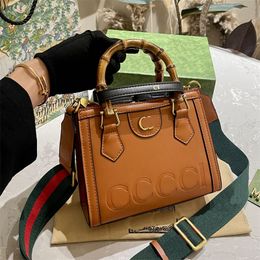 2024 Designer Diana Bamboo Totes Women Luxurys Letter G Tote Bags Shopping Handbags Crossbody Mini Shoulder Bag Wallet Clutch Woman Purse