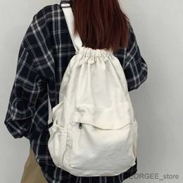 Laptop Cases Backpack Women's Canvas Cute Drawstring Backpack Fashion Women's Laptop Schoolbag Fashion Women's Backpack Cool Girl Travel Schoolbag