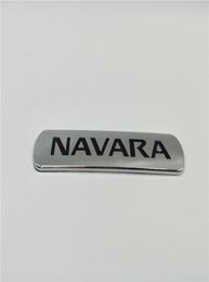 For Nissan Navara Rear Back Logo Plate Emblems Frontier Pickup D21 D22 D23 D40 Side Door Chrome Nameplate4648379