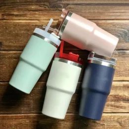 new Car Ice Cup 304 Stainless Steel Insulated Cup Convenient Large Capacity Sipper Coffee Cup Car Cup 1228