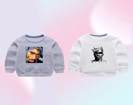 Hoodies infantis Kids Hip Hop G Morta -moletona Tops Baby Cotton Tops Meninos Roupas de outono, KYT287 2010134357936