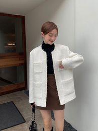 French cotton jacket for women's autumn and winter haute couture top