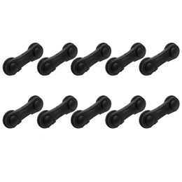 10pcs Home Protective Durable Black Baby Safety Lock Self Adhesive Child Proof Cabinet Drawer Door Closet Kitchen Cupboard 231227