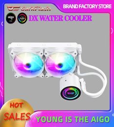 Fans Coolings DarkFlash PC Case Water Cooler Computer CPU Fan Cooling Radiator Integrated Liquid For Intel LGA 2011115xAM3AM46610742