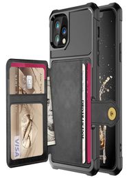 Shockproof PU Leather Credit Card Slots Holder Wallet Cases For iPhone 12 Pro Max 13 Mini 11 XS XR X 8 7 6 Ps3096383