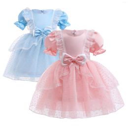 Girl Dresses 3-10 Yrs Lace Teenagers Kids Girls Wedding Dress Elegant Princess Party Pageant Formal Baby Children's