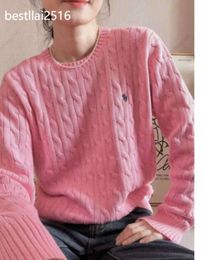 Women's Knits Tees Winter New Long Sleeve Vintage Twist Knitted Sweater Women Pink Grey Black Baggy Knitwear Pullover Jumper Female Clothing G221103006