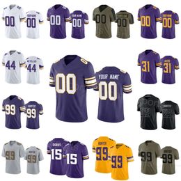 Child Man Women Football 4 Brandon Powell Jersey Kids 44 Josh Metellus 40 Ivan Pace Jr 99 Danielle Hunter 98 DJ Wonnum 31 Cam Akers 15 Joshua Dobbs Vapor Color Rush