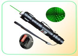 High Power 5mW 532nm Laser Pointer Pen Green Laser Pen Burning Beam Light Waterproof With 18650 Battery18650 Charger3756581