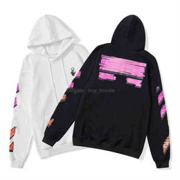 Fashion Off w T-shirt Mens Womens Hoodies Offs Whitees Men Streetwear Letter Hoodie Man Women Designers Hooded Skateboards Hoody Pullover Sweatshirt Kxwg 21OP