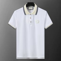 2024 Summer Brand Clothing Luxury Designer Polo Shirt Mens Casual Fashion Letter T-shirt High Street Men Polos Shirts m-3xl