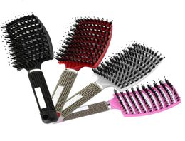 Hair Brush Scalp Massage Comb Hairbrush BristleNylon Women Wet Curly Detangle Hair Brush for Salon Hairdressing Styling Tools3225904