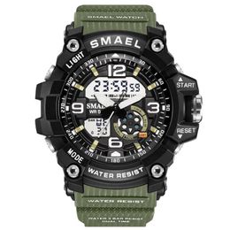 Woman Watches Sports Outdoor LED Digital Clocks Woman Army Military Big Dial 1808 Women Watch218s