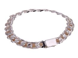 Fine 925 Sterling Silver BraceletXMAS New Style 925 Silver Chain Charm Bracelet For Women Men Fashion Jewelry Gift Link Italy Per7894072