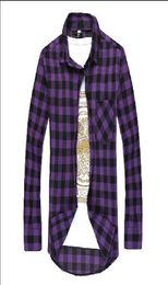 New Men039s Long Sleeved Flannel Casual Plaid Shirt Men Chequered Dress Shirts Slim Stylish Fashion 3584076