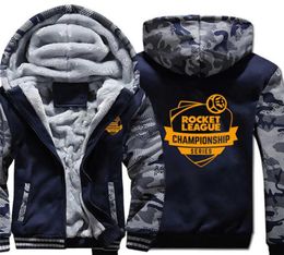 Rocket League Hoodies Camouflage sleeve Pullover Winter Jacket Rocket League Sweatshirts Long Sleeve Coat X0721238z4004976