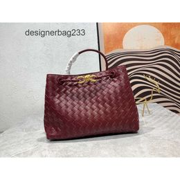 Women's Woven Designer Bag Girl Andiamo Knitting Boteega Totes Shoulder Ladies Leather Bags One Venetas Crossbody Versatile 2024 Handbag Fas UEC7