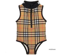 One Piece Swimsuit Kids Designer Swimwear For Girls Kids Flounce Brand Bathing Suits Monokinis For Kids Boys Swimwear JJB 200314011069599