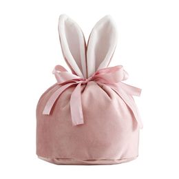 Handbags Easter Rabbit P Candy Bag Handbags Gift Buckets Veet Bunny Basket For Kids Party Decoration Drop Delivery Baby, Kids Maternit Dhzfx