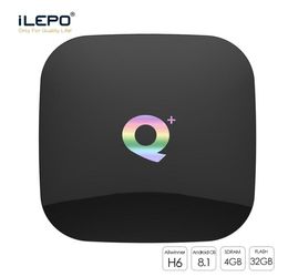 Q Plus Android 81 TV Box H6 Quad Core 4GB 32GB Smart Boxes Support 24G Wifi Better Than TX3 X968460880