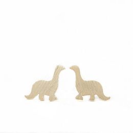 Whole fashion dinosaurs studs earrings gold silver plating Jewellery women's gift269B