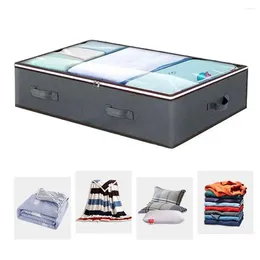 Storage Bags All-purpose Bag Portable Underbed With Reinforced Handle Capacity Clothes Quilt Organiser Foldable For Home