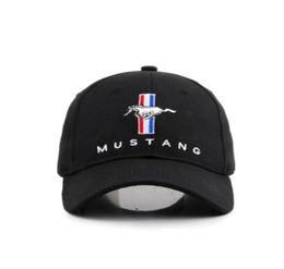 Wide Brim Hats 2021 Black Baseball Cap Sports Racing Car Men039s Sunglasses Moto MUSTANG Moto Motorcycle 3D Embroidery1476245