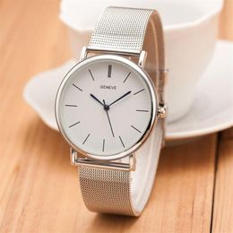 Whole 10MM Thin Business Leisure Steel Mesh Band Watch Simple Mens Watches Pin Buckle 37MM Diameter Dial Wristwatches2312