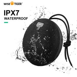 WISETIGER Bluetooth Speaker Portable Outdoor Sports Sound Box IPX7 Waterproof Wireless Stereo Surround BT50 with Bass 231228