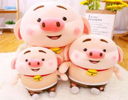 New Birthday Gift Cute Pig Cotton plush Doll stuffed animal Toy Cuddly Plush pillow Doll Baby Kids Lovely Present Chirstm5682282