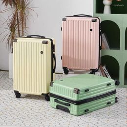 Suitcases Luggage Women's Multi-purpose Suitcase 20 "boarding Case Small Combination Leather 24 Cup Holder Trolley Male
