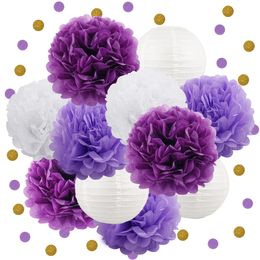 Party Supplies Birthday Theme Hanging Paper Lanterns flower ball for wedding party decorations