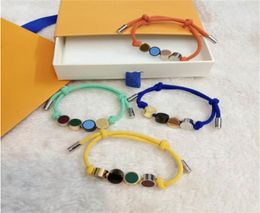 mens bracelets jewelry designer luxury bangle womens tennis hand rope black red orange blue yellow green fashion charm men woman d5334936