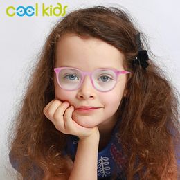 COOL KIDS Kid Sun Glasses UV400 TR Eyewear Clip-on gafas de sol Prescription Sunglasses Polarized Lenses Boy Girl TR90Eyeglasses 231227