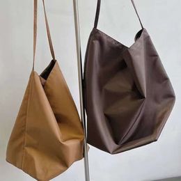 The Row Bag Nylon Cloud Luxury Small Group Bag Large Capacity Commuter Tote Bag One Shoulder Underarm Bag Women