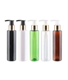 150ml 30pcs black Gold Screw Lotion Pump Bottles 150cc Liquid Soap Washing Dispenser Cosmetic Packaging Bottle DIY Containers show4406138