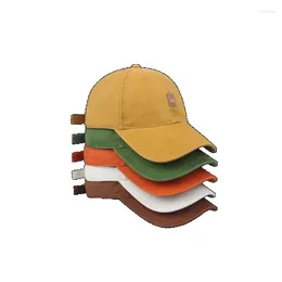 Ball Caps Simple Casual Leather Soft-top Men's Baseball Cap Design Spring And Summer Fashion Solid Colour Sunscreen Female Hip Hop Hat