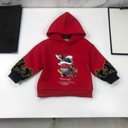 Brand baby hoodie high quality child pullover Size 100-160 kids designer clothes Embroidered cloud pattern boys sweater Dec20