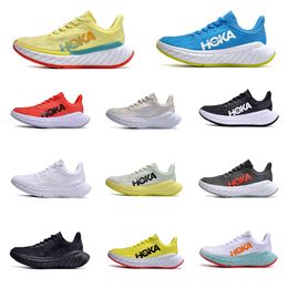 Hoka Running Shoes Carbon x2 Hokas One One Clifton 9 Designer Shoes Sneakers Women Black White Trainers Yellow Summer Song Mens Trainers Runners Outdoor Sport Shoes