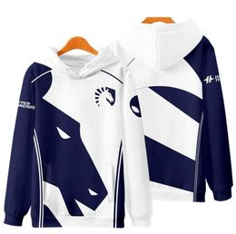 Men039s Hoodies Sweatshirts Team Liquid Esports Uniform Horse Head LolS11 Csgo 2 Hooded Sweater Oversized And Women039s7873394