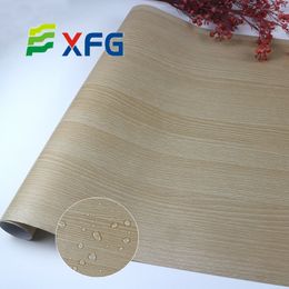 Wallpapers Factory Pvc Waterproof Wood Grain Bedroom Dormitory Furniture Kitchen Decoration Self-Adhesive Background Wall Paper Sticke Otbjp