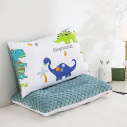Children's Pure Cotton Skin-friendly Pillow Super Soft Baby Sleeping Pillow Removable Washable Kindergarten Special Nap Pillow 231228