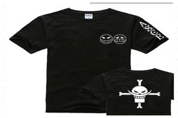 Men039s T Shirts Anime One Piece Edward Gate Beard Clothing Men Short Sleeve Cotton Tops Tees Hip Hop331A7878970