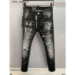 Mens Luxury Designer Denim Jeans d2 dsq2 dsquare 2 Holes Trousers COOLGUY Biker Pants Clothing 9AT4